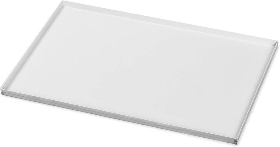 Bakplaat met antiaanbaklaag Bakvorm Brood en pizza bakken Professionele keramische coating 60 x 40 cm Wit