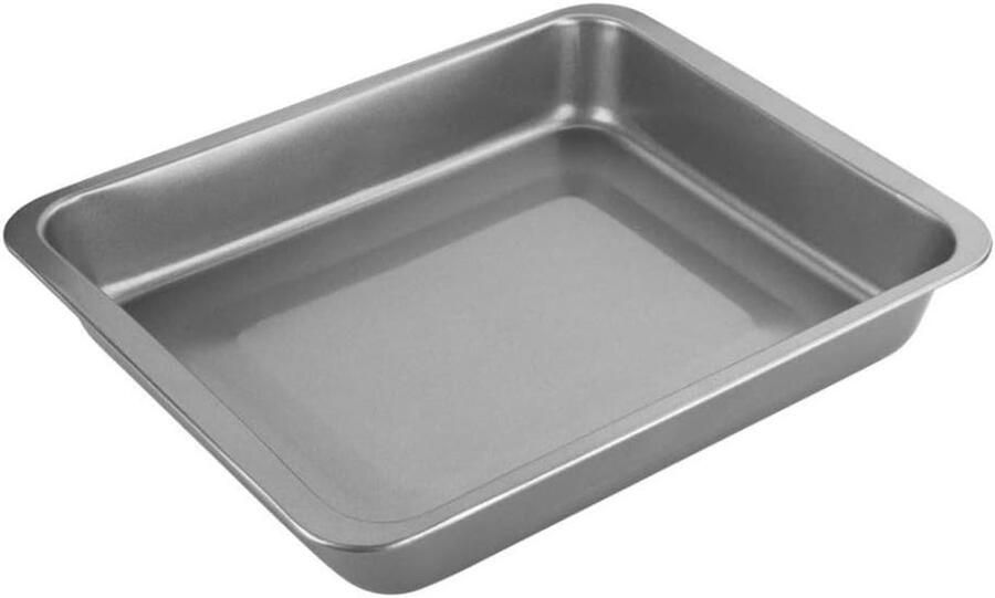 Bakplaat met Antiaanbaklaag Ovenplaat Rooster Ovenschotels Bereiden Hoge Randen 38 x 30 cm Zwart