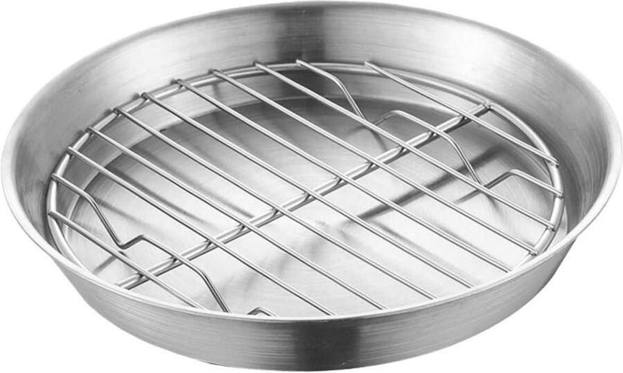 Bakplaat met rek Roestvrij staal Bakken en afkoelen Multifunctioneel ontwerp 167 cm Zilver