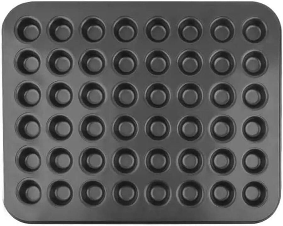Bakplaat Mini Muffin Plaat Cupcake Vormen Bakken Thuis Anti-aanbaklaag 405 x 32 cm Zwart Goud
