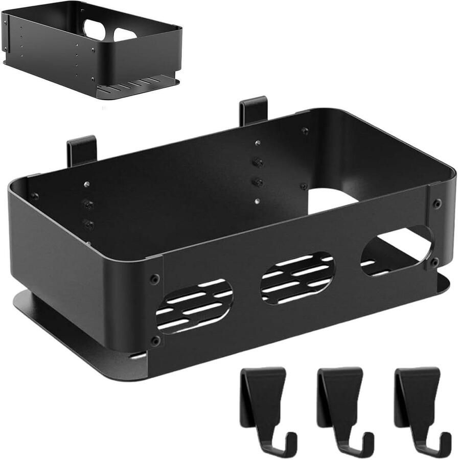 Bakplaat Organizer Grill Accessoires Houder BBQ Organiseren Stevig Ijzer Ontwerp 27 cm Zwart