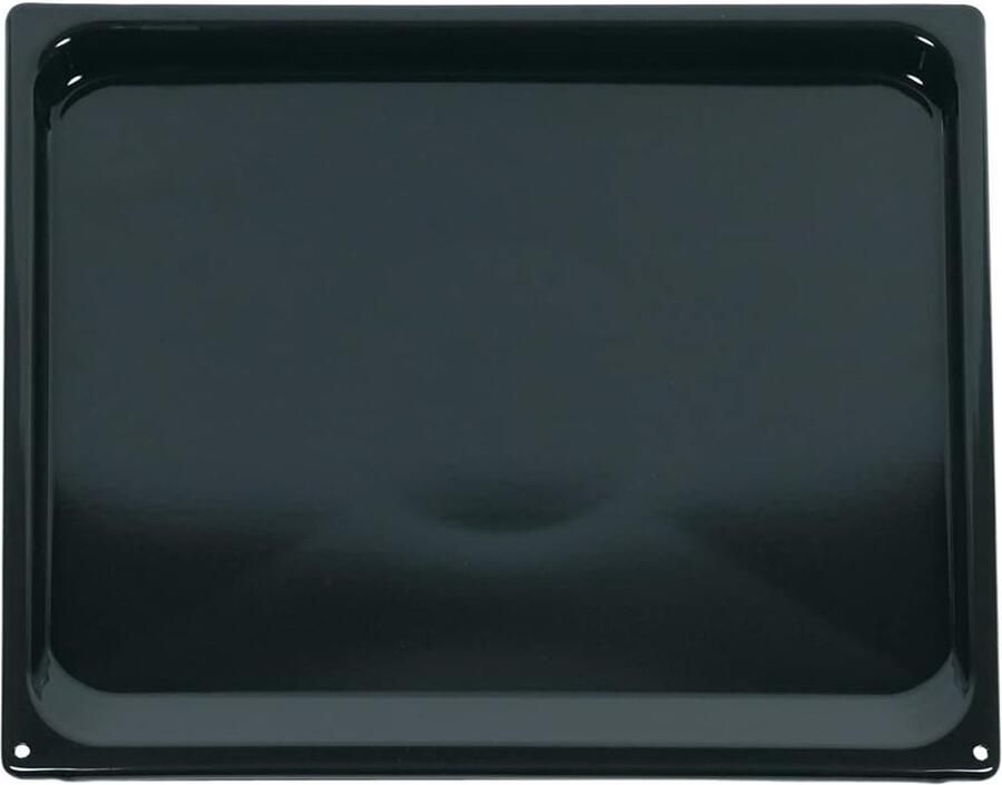 Bakplaat Oven Bakplaat Plaat Bakken En Braden Geëmailleerd Oppervlak 40.6x36x1.5cm zwart