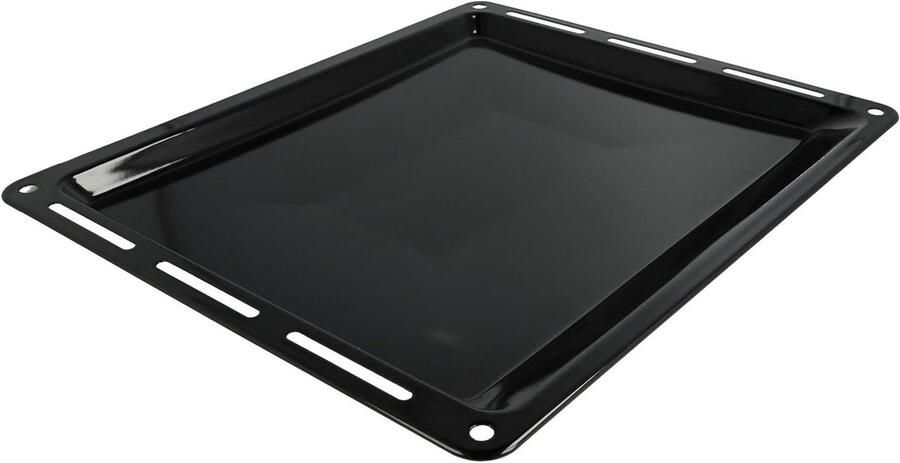 Bakplaat Oven Bakblik Ovenplaat Bakken van Gebak Krasbestendig Anti-aanbaklaag 445 x 375 cm Zwart
