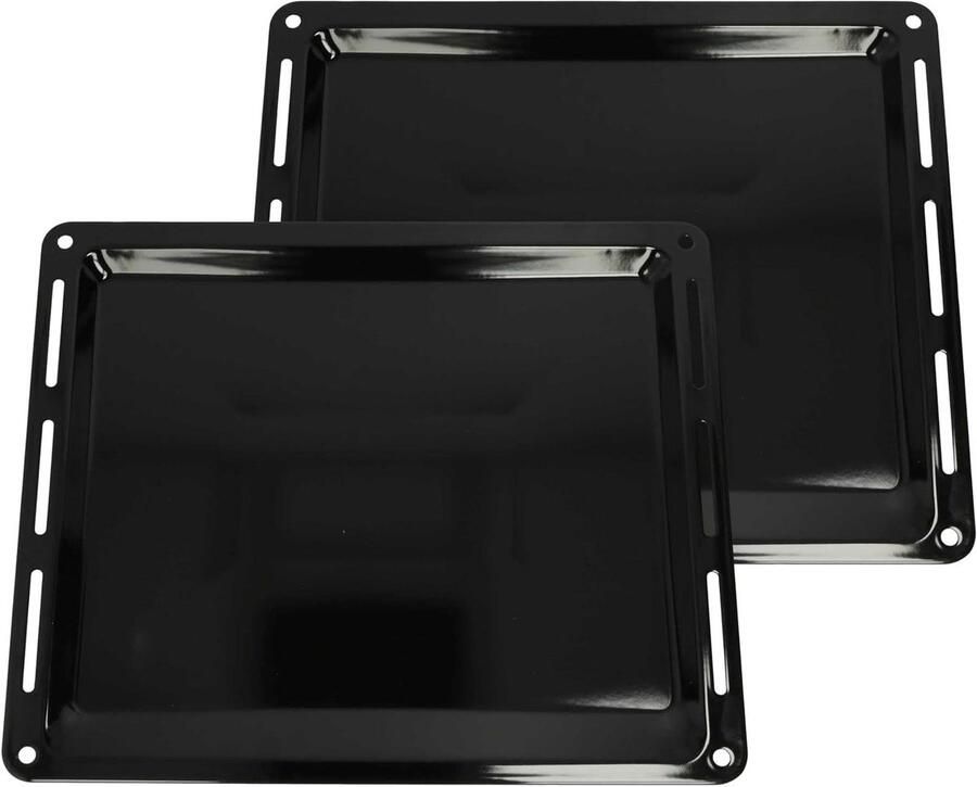 Bakplaat Oven Bakvorm Ovenplaat Bakken van Gebak Antikleefoppervlak 445 x 377 x 25 cm Zwart