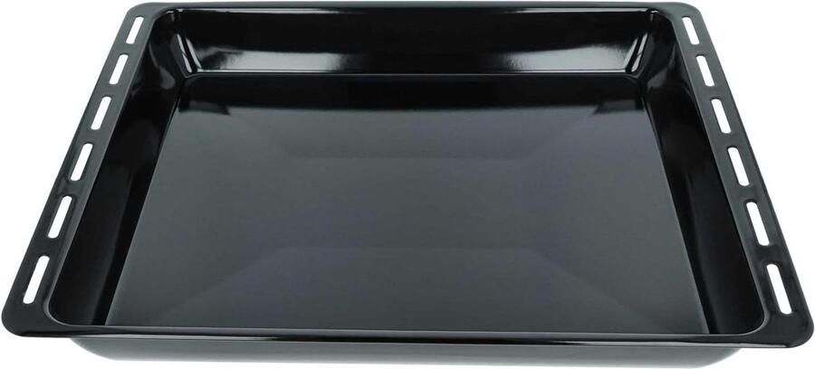 Bakplaat Oven Bakvorm Roestvrij Staal Bakken van Gebak Anti-aanbaklaag 465 x 37 x 6 cm Zwart