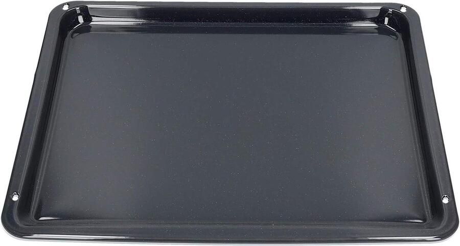 Bakplaat Oven Geëmailleerde plaat Bakken en braden Krasbestendig 426x360x22 mm Grijs
