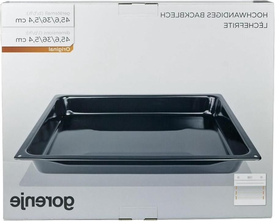 Bakplaat Oven Ovenplaat Opvangbak Bakken en Braden Extra Diep 456 x 360 mm Metaal