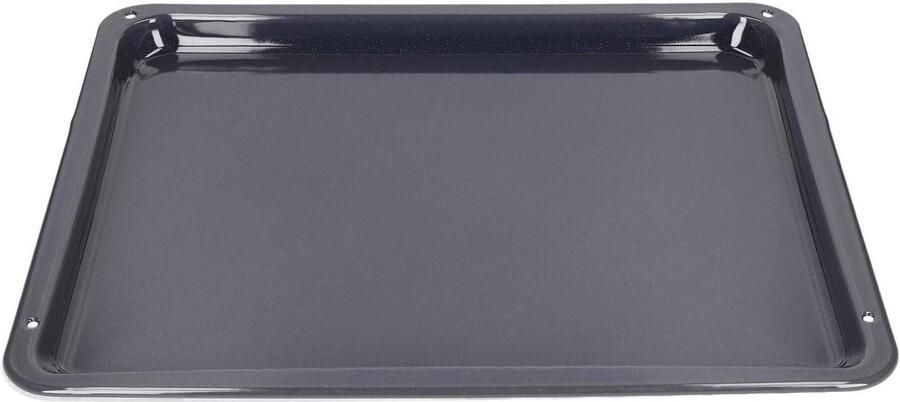 Bakplaat Oven Ovenplaat Plaat Bakken en Braden Geëmailleerd Metaal 426 x 360 mm Grijs