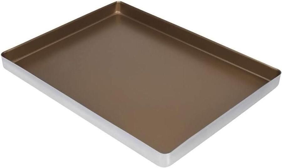 Bakplaat Oven Rooster Pan Koekjes Bakken Antiaanbaklaag 40 x 30 cm Zwart
