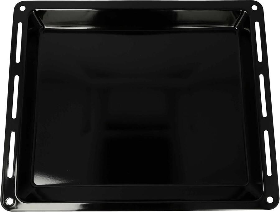Bakplaat Ovenplaat Bakken en braden Antiaanbaklaag vaatwasserbestendig 445 x 375 x 5 cm Zwart