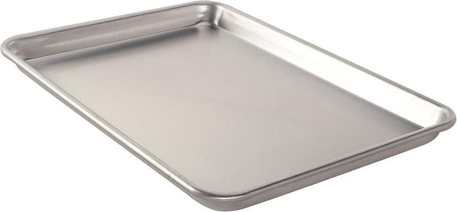 Bakplaat Ovenplaat Bakken en Braden Roestvrij Aluminium 38x27 cm Zilver