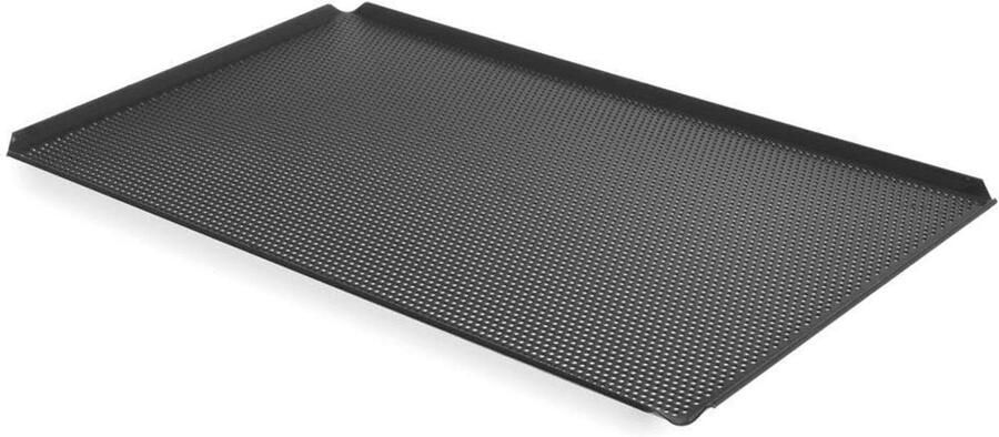 Bakplaat Ovenplaat Bakken in oven Geperforeerd anti-aanbak GN1 1 53x32.5cm Zwart