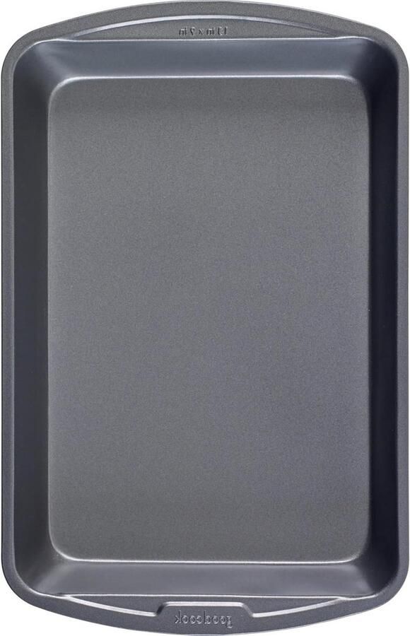 Bakplaat Ovenplaat Cakes Bakken Antiaanbaklaag 33x23x5 cm Zwart