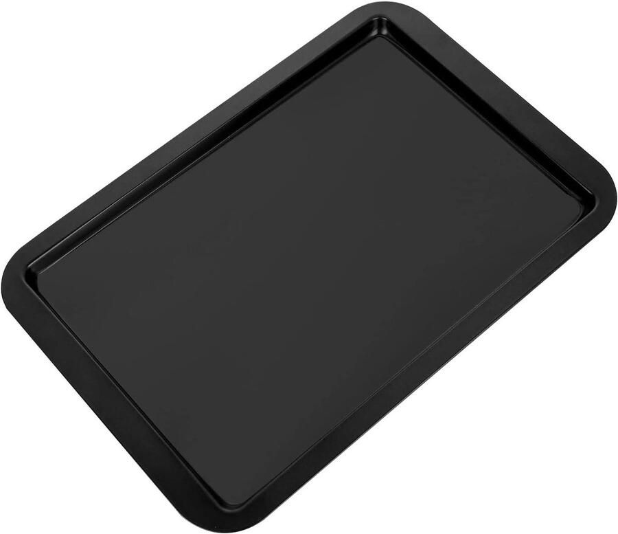 Bakplaat Ovenplaat Koekjesplaat Koekjes Cakes Bakken Teflon Antiaanbaklaag 43.5 x 29.5 x 1.8 cm Zwart