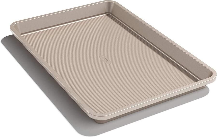 Bakplaat Ovenplaat Rolplaat Koken en bakken Keramisch versterkte coating 2.7x25.4x38.1 cm Goud