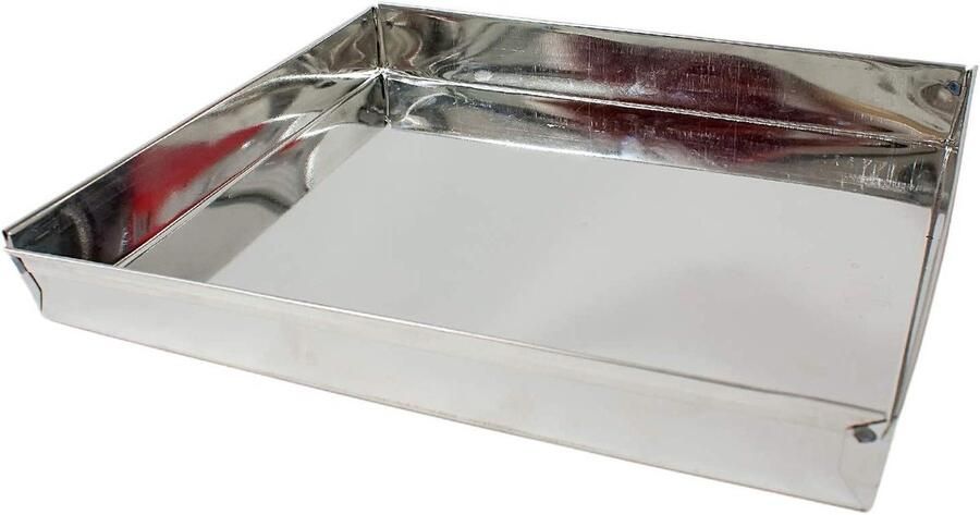 Bakplaat Ovenschaal Klassiek bakken Aluminium materiaal 28x31 cm Zilver