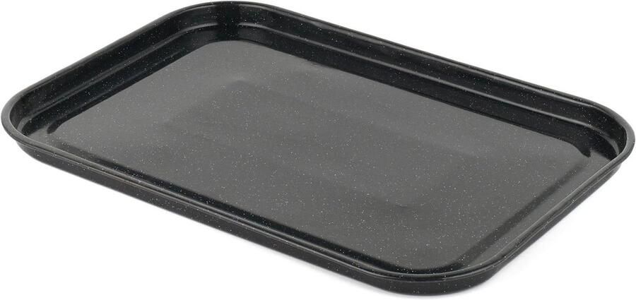 Bakplaat Ovenschaal Koekjes Bakken en Braden Vaatwasserbestendig 40 cm Zwart