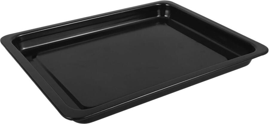 Bakplaat Ovenschaal Rechthoekige Schaal Kip Braadtaart Bakken Snelle Warmteoverdracht 30.9x24x2CM Zwart