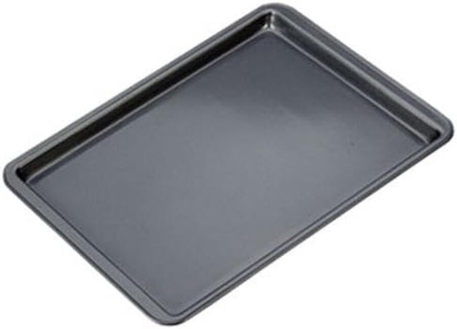Bakplaat Ovenschaal Zoete lekkernijen bakken Duurzame antiaanbaklaag 36 x 25 cm Zwart