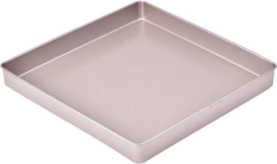 Bakplaat Pan Vierkante Bakvorm Oven Roosteren Antiaanbaklaag 28 cm Goud