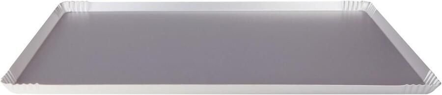Bakplaat Pizzaplaat Bakken en braden Geanodiseerd aluminium 60 x 40 cm Wit