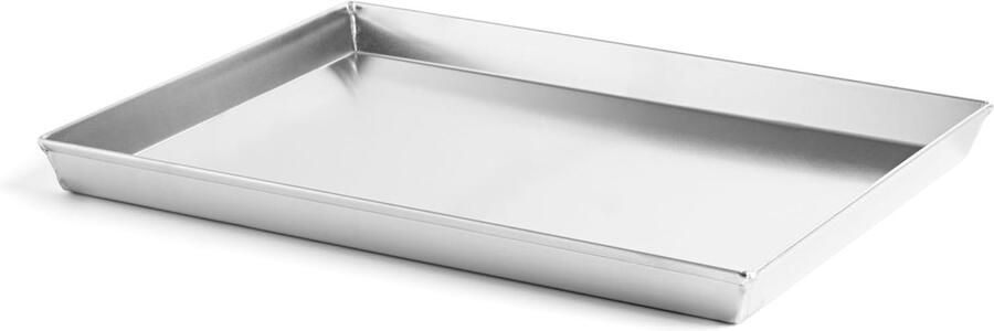 Bakplaat Rechthoekig Aluminium bakvorm Grote bereidingen Gelijkmatige warmteverdeling 40 x 30 cm Zilver