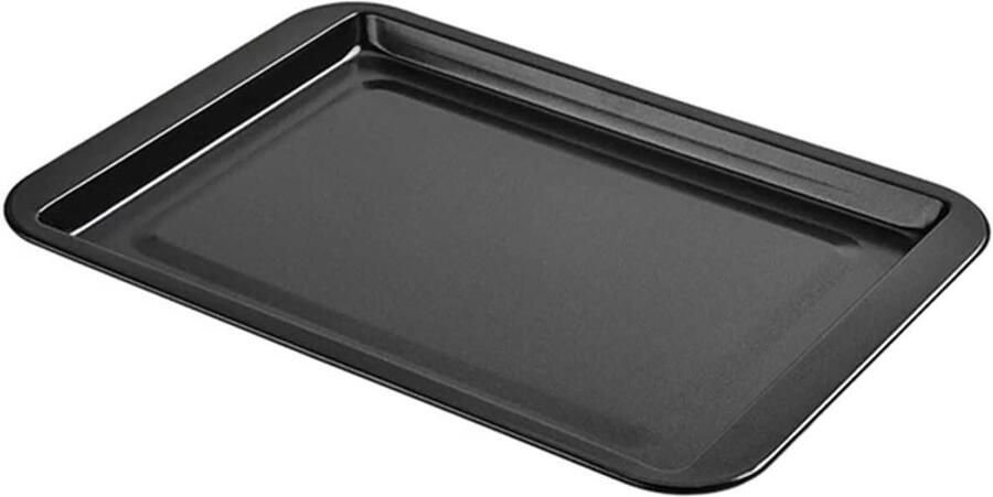 Bakplaat Rechthoekig Bakvorm Gebak Koekjes Brood Bakken Dikker Koolstofstaal 33x23cm Zwart