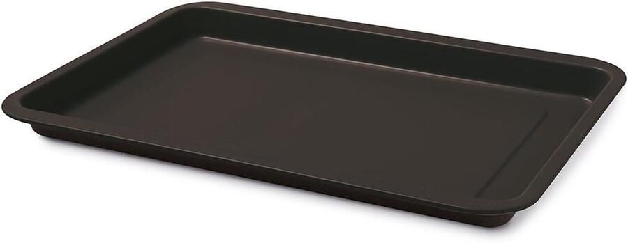 Bakplaat Rechthoekig Bakvorm Oven Bakken Pizza Koken BPA PFOA Vrij 36.8 x 31.8 cm Zwart