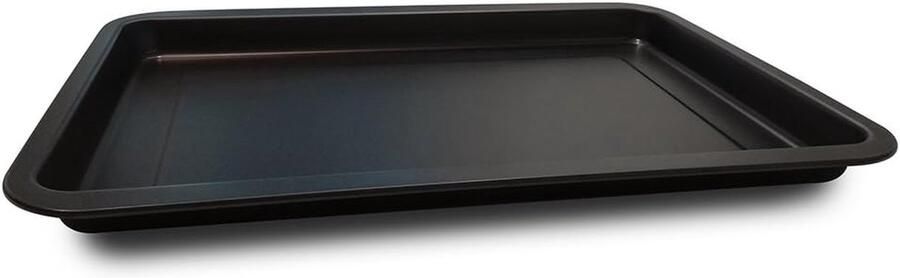 Bakplaat Bakvorm rechthoekig Brood en gebak Stalen constructie 26 x 37 cm Zwart