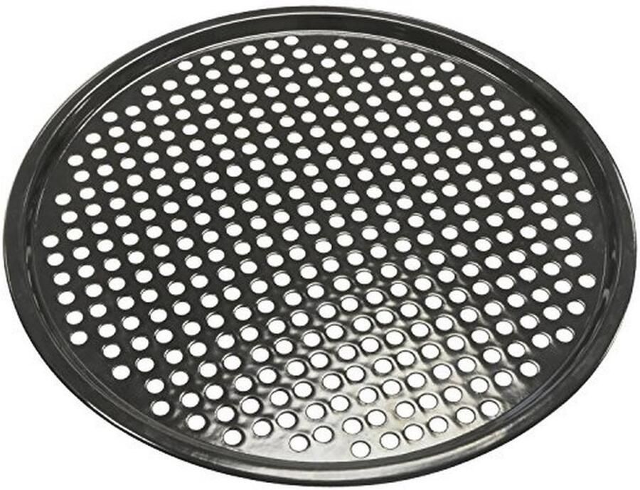 Bakplaat Roestvrij Staal 403mm voor Barbecue en Grillen Zwart