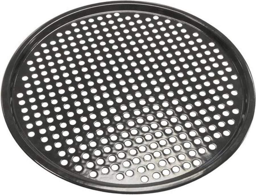 Bakplaat Roestvrij Staal 403mm voor Barbecue en Grillen Zwart