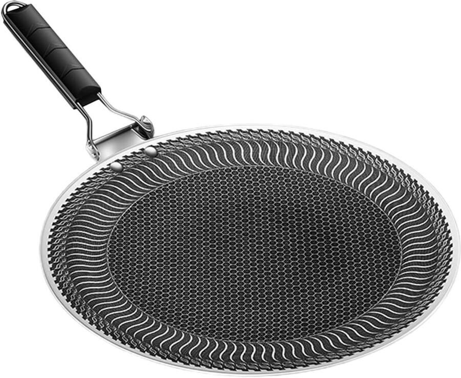 Bakplaat Roestvrij Staal Gourmet Plaat Grill Buiten Koken Gelijkmatige Warmteverdeling Niet Gespecificeerd Zilverkleurig
