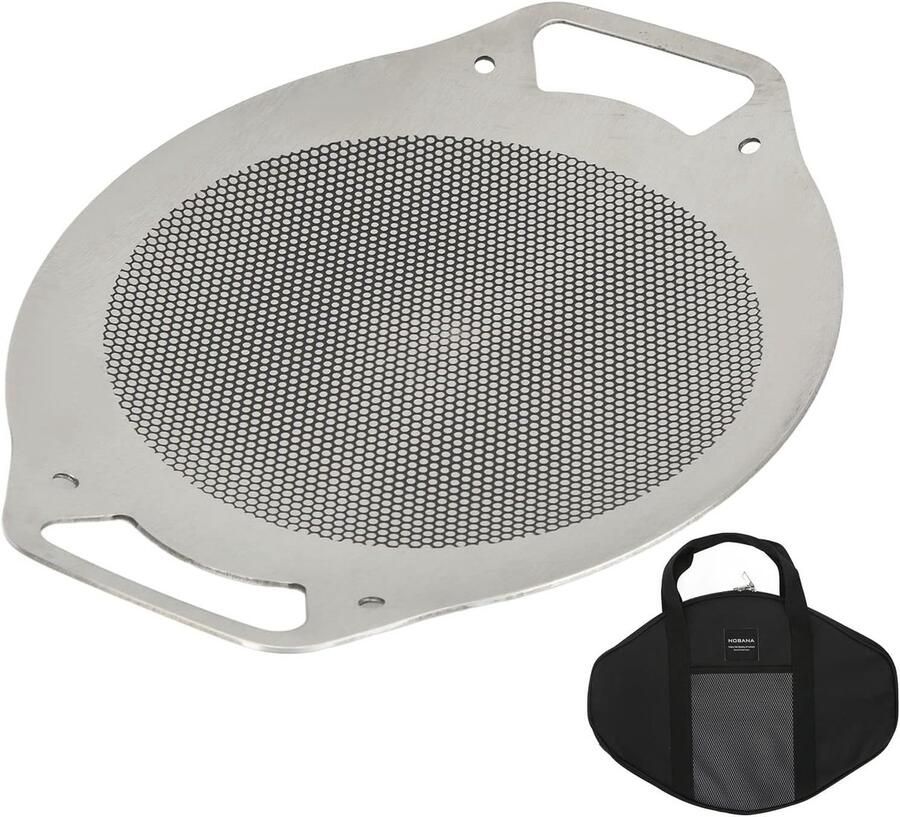 Bakplaat Roestvrij Staal Grillplaat Plaat Barbecue Buiten Niet-klevend Oppervlak 40cm Breed