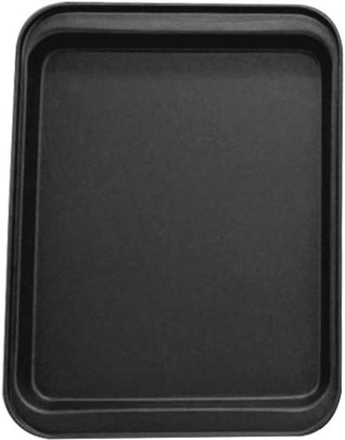 Bakplaat RVS Ovenplaat Cakevorm Bakken Thuis Roestbestendig Deukvrij 24 x 18 cm Zwart