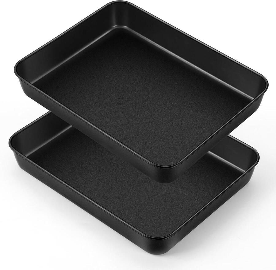 Bakplaat RVS Ovenschaal Taartplaat Bakken van Gerechten Met Antiaanbaklaag 317 x 247 x 5 cm Zilver