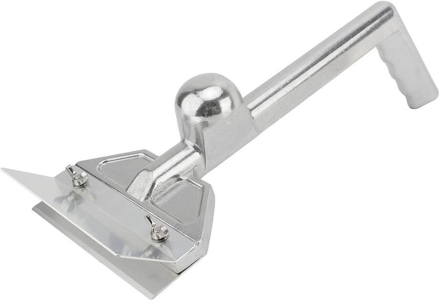 Bakplaat Schraper Grill Schraper Platte Grill Reinigen Ergonomisch Handvat 39 x 16 x 12 cm Zilver