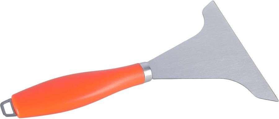Bakplaat Schrapers Platte Top Tool Grill Reinigen Roestvrij Staal 24 x 13.5 cm Zilver