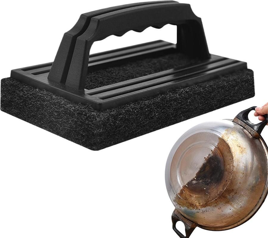 Bakplaat Schuurspons Grillreiniger Schraper Barbecue Reinigen Stevig en Betrouwbaar 155 x 95 x 75 cm