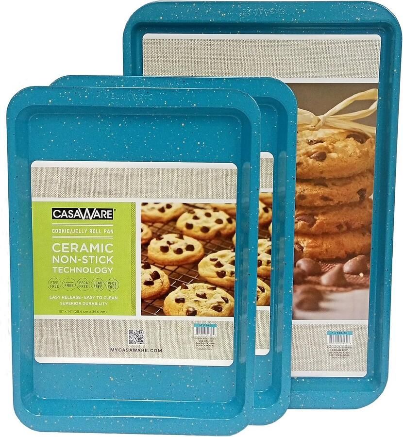 Bakplaat Set 3 Stuks Anti-Aanbak & Ovenbestendig Universele Afmetingen