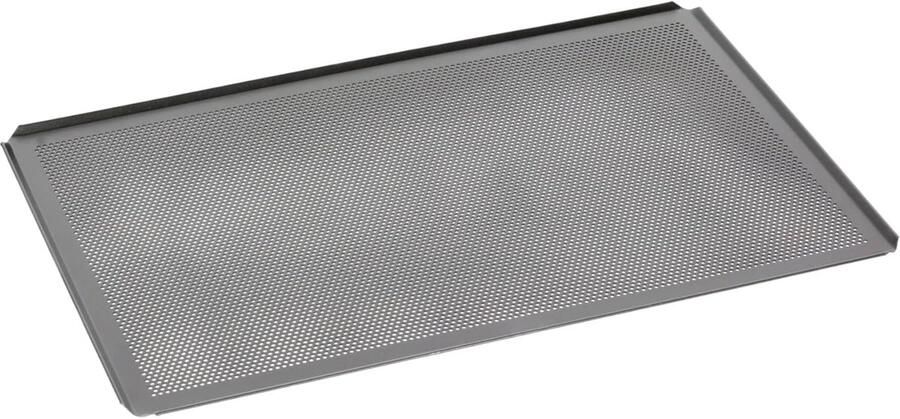 Bakplaat Set Bakplaat Geperforeerd Professioneel Bakken Gegoten Aluminium 60x40 cm Zilver