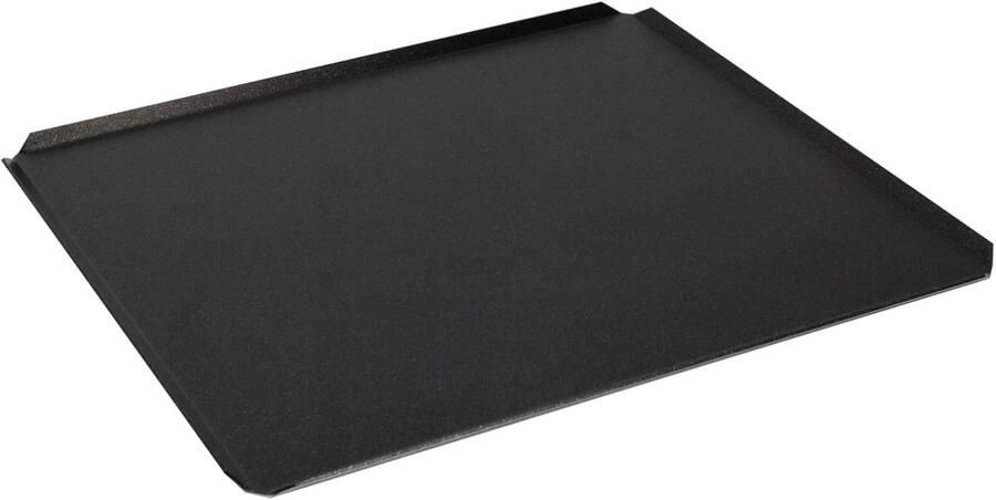 Bakplaat Set Gietijzeren Plaat Oven Gebruik Krasbestendige Coating 36.5 x 32.5 cm Zwart