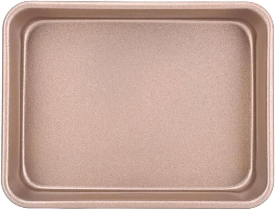 Bakplaat Set Oven Schaal Koekjes Bakken Anti-aanbaklaag 22.5 cm Bruin