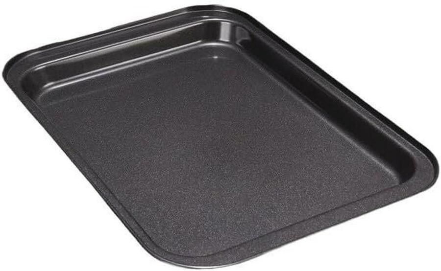 Bakplaat Set Ovenplaat Bakken en Koken Antiaanbaklaag 2 stuks 42cm Grijs