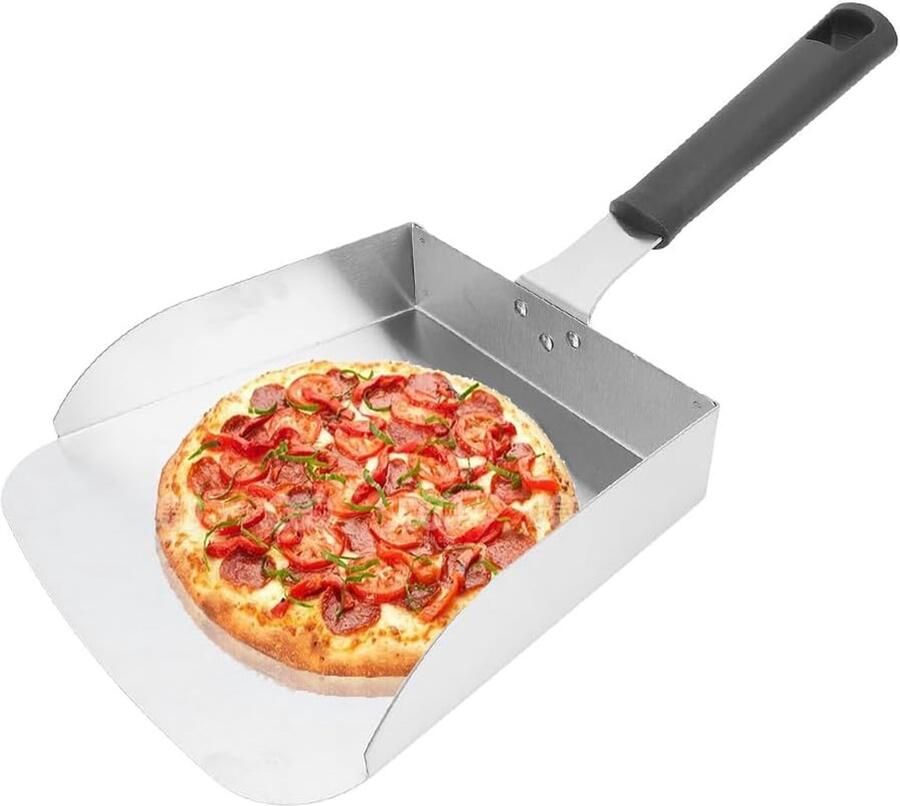 Bakplaat Spatel Grill Schep Plat Top Grillen Roestvrij Staal 508 Gram Zilver
