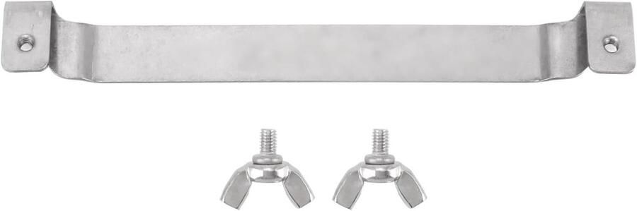 Bakplaat Spatelhouder Grill Accessoire Koken Vereenvoudigen Roestvrij Staal 18 x 4 x 2 cm Zilverkleurig