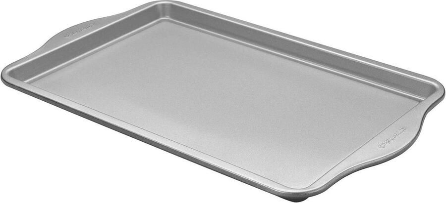Bakplaat Staal Grillplaat Oven Bakken en Braden Premium Antiaanbaklaag 17 Inch Zilver