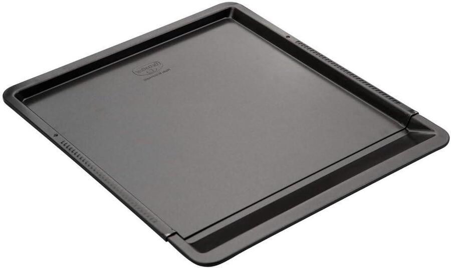 Bakplaat Uitrekbaar Koekjes Bakplaat Koekjes Bakken PFAS-vrije Antiaanbaklaag 37-52 cm Zwart