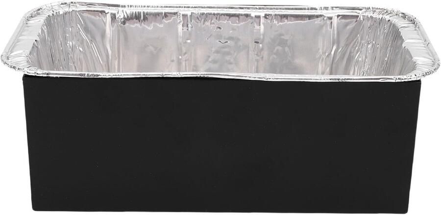 Bakplaat Vetbeker Vetvanger Lekbak Grillen en Barbecueën Lekvrij Roestvrij Staal 18x8x7 cm Zilverkleurig