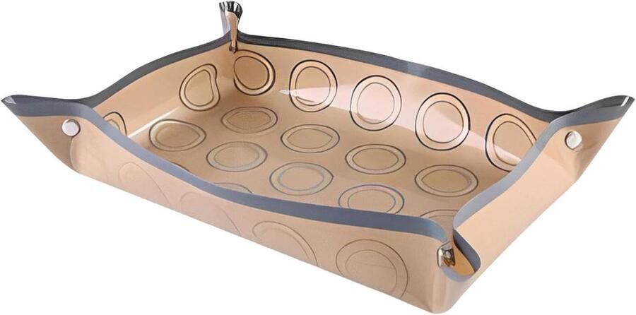Bakplaat voor oven Bakmat siliconen Multifunctioneel bakken Antislip randontwerp 42 x 30 cm Cirkel