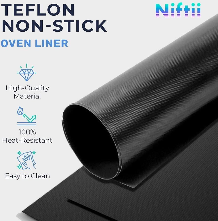 Bakplaat XXL Groot 40 x 55 cm Herbruikbare anti-aanbakmat Voor BBQ en Ovens